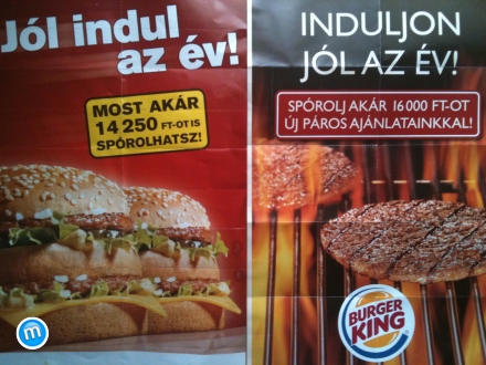 Burger King és McDonald's kuponok