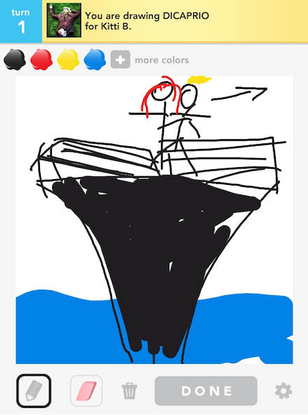 Draw Something - DICAPRIO by Mefi