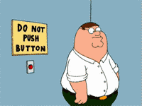 Family Guy - Peter megnyomja a gombot, amit nem szabadna