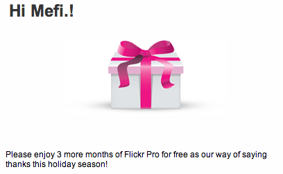 Flickr - ajándék 3 hónap ingyenes pro account 