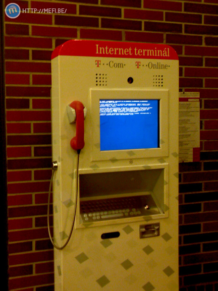 Internet terminál kékhalál