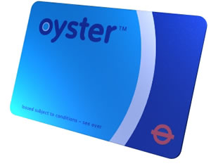 Oyster kártya Londonban