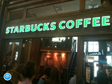 Starbucks, Budapest, WestEnd